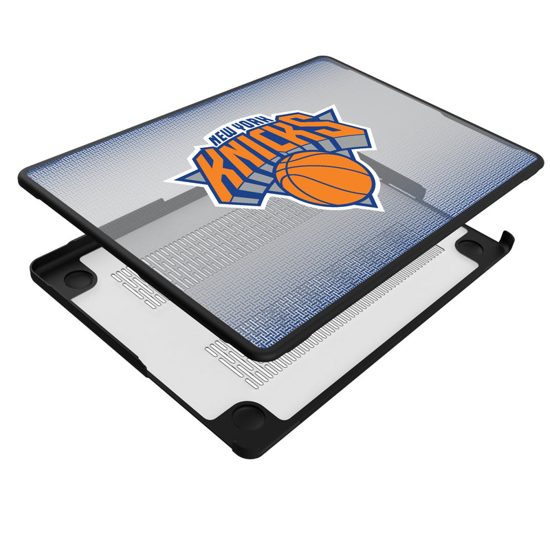 New York Knicks Linen MacBook Laptop Case Iso.Jpg