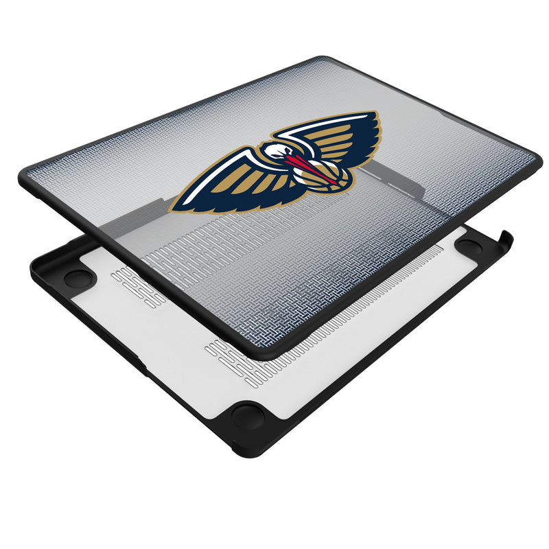 New Orleans Pelicans Linen MacBook Laptop Case Iso.Jpg