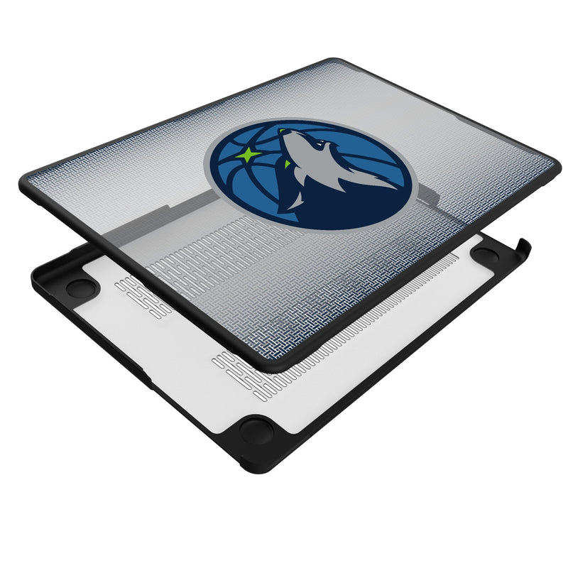 Minnesota Timberwolves Linen MacBook Laptop Case Iso.Jpg