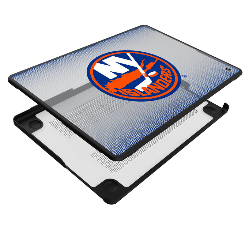 New York Islanders Linen MacBook Laptop Case for Apple MacBook Iso.Jpg