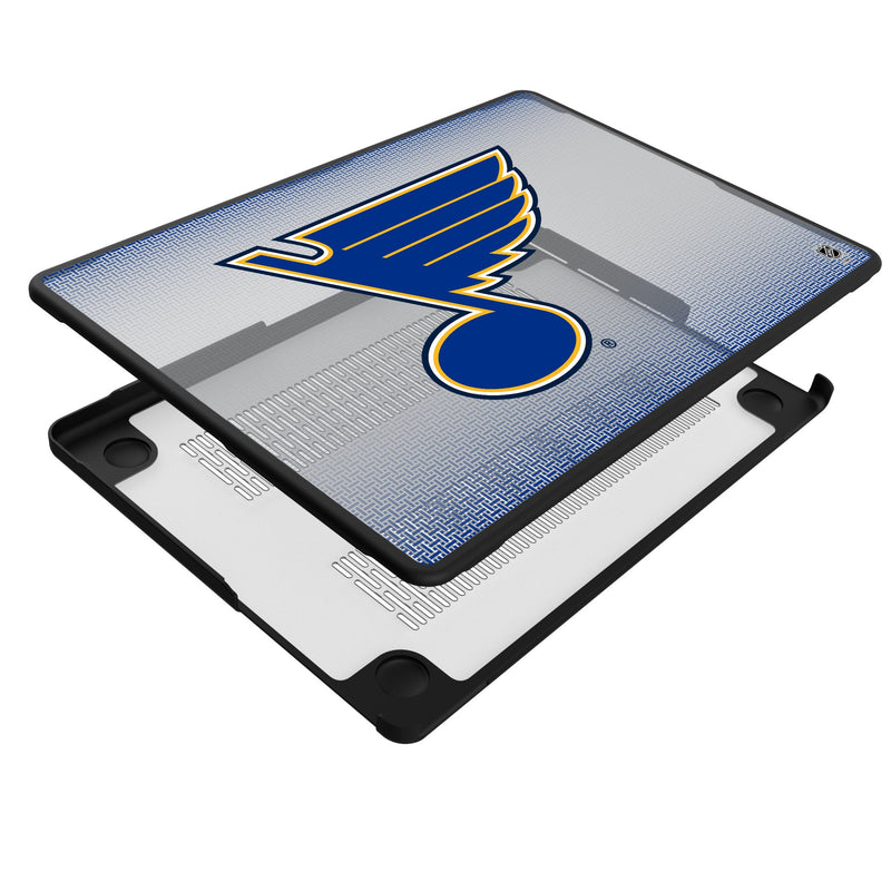 St. Louis Blues Linen MacBook Laptop Case Iso.Jpg