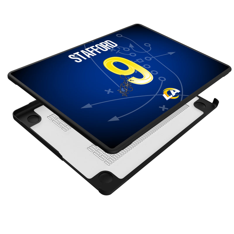 Matthew Stafford Los Angeles Rams 9 Game Tactic MacBook Laptop Case for Apple MacBook Iso.Jpg