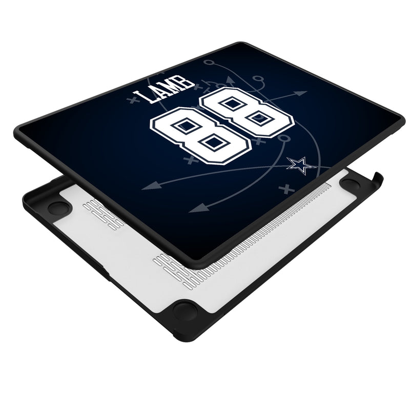 CeeDee Lamb Dallas Cowboys 88 Ready MacBook Laptop Case Iso.Jpg