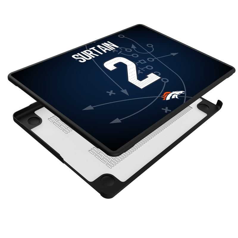 Pat Surtain II Denver Broncos 2 Ready MacBook Laptop Case Iso.Jpg