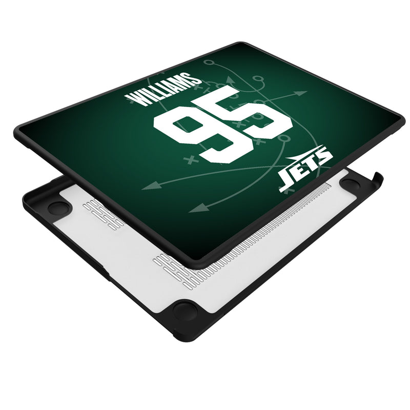 Quinnen Williams New York Jets 95 Ready MacBook Laptop Case Iso.Jpg