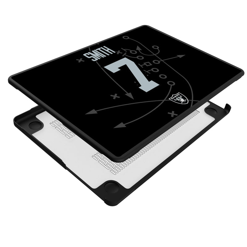 Geno Smith Las Vegas Raiders 7 Game Tactic MacBook Laptop Case for Apple MacBook Iso.Jpg
