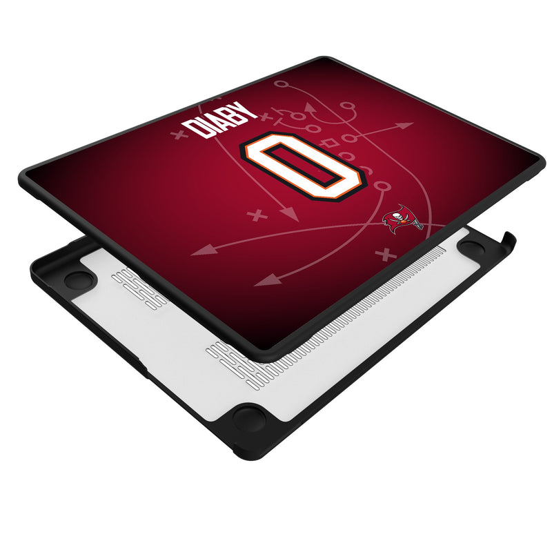 YaYa Diaby Tampa Bay Buccaneers 0 Ready MacBook Laptop Case Iso.Jpg