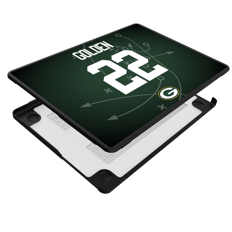 Matthew Golden Green Bay Packers 22 Game Tactic MacBook Laptop Case for Apple MacBook Iso.Jpg