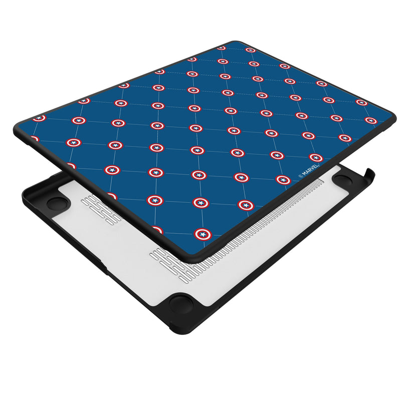Marvel Avengers Captain America Pattern MacBook Laptop Case for Apple MacBook Iso.Jpg