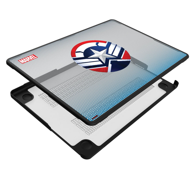 Marvel Avengers Sam Wilson Captain America Grid MacBook Laptop Case for Apple MacBook Iso.Jpg