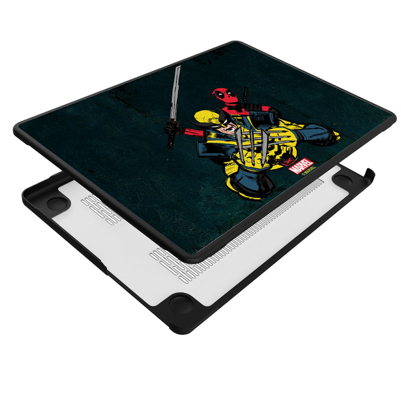 Marvel Deadpool Wolverine Badge MacBook Laptop Case for Apple MacBook Iso.Jpg