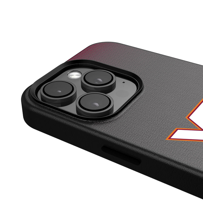 Virginia Tech Hokies Linen iPhone MagSafe Compatible Phone Case for Apple iPhone Detail.Jpg