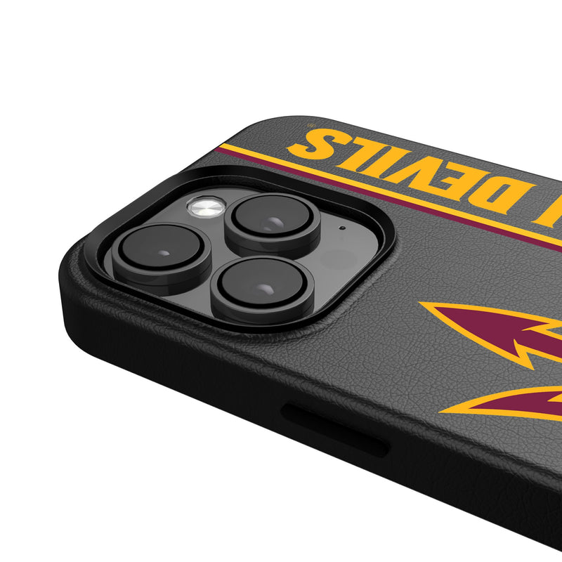 Arizona State University Sun Devils Sidebar iPhone MagSafe Compatible Phone Case Detail.Jpg