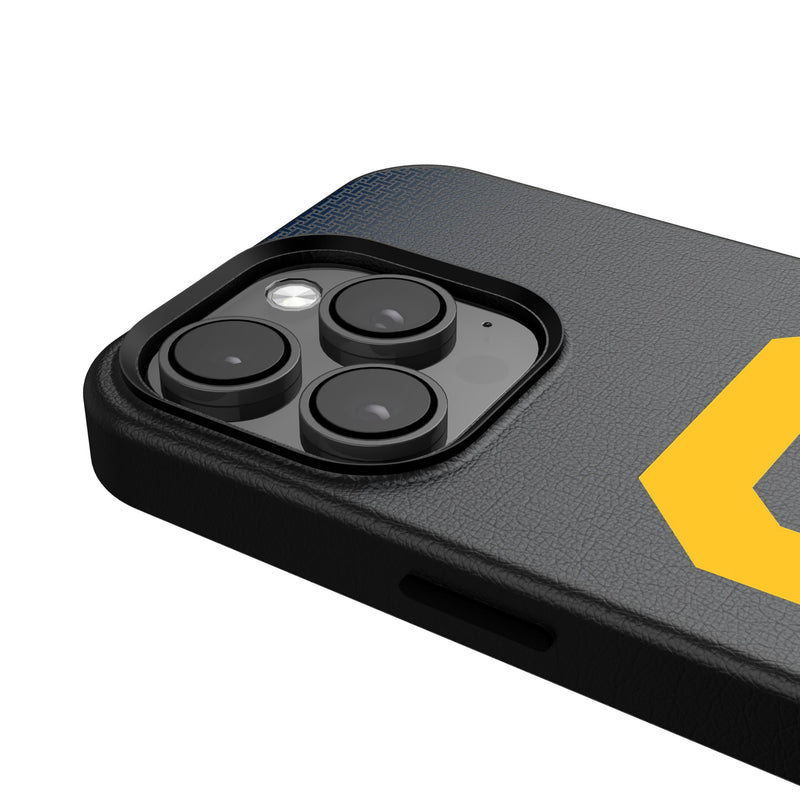University of California Berkeley Golden Bears Linen iPhone MagSafe Compatible Phone Case for Apple iPhone Detail.Jpg