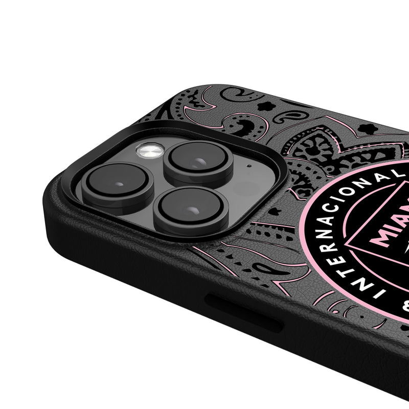 Inter Miami CF  Paisley iPhone MagSafe Compatible Phone Case Detail.Jpg