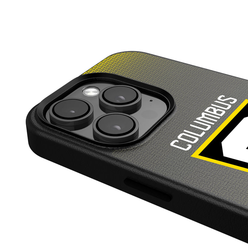 Columbus Crew  Linen iPhone MagSafe Compatible Phone Case Detail.Jpg