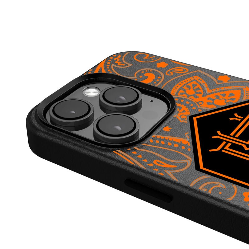 Houston Dynamo  Paisley iPhone MagSafe Compatible Phone Case Detail.Jpg