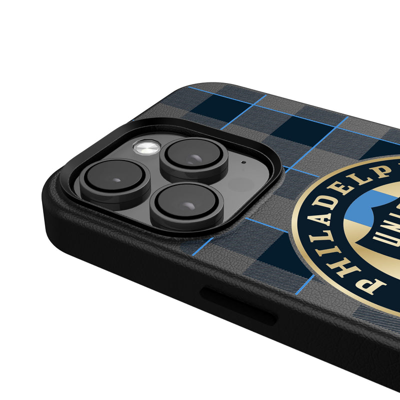 Philadelphia Union   Plaid iPhone MagSafe Compatible Phone Case Detail.Jpg