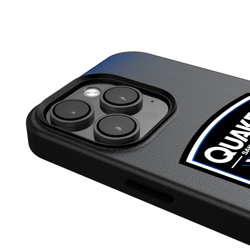 San Jose Earthquakes Linen iPhone MagSafe Compatible Phone Case for Apple iPhone Detail.Jpg