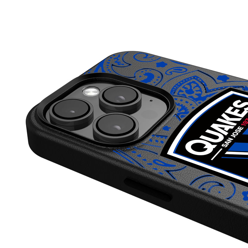 San Jose Earthquakes   Paisley iPhone MagSafe Compatible Phone Case Detail.Jpg