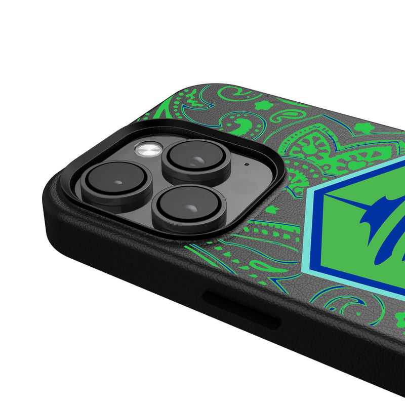 Seattle Sounders FC   Paisley iPhone MagSafe Compatible Phone Case Detail.Jpg