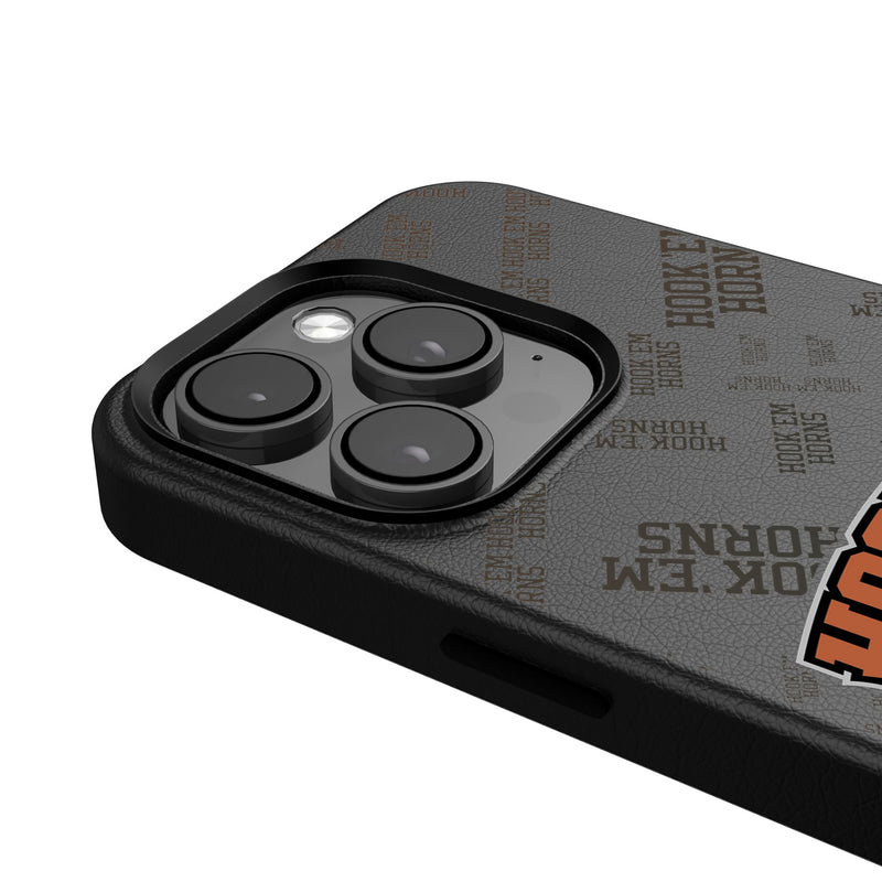 University of Texas Longhorns Quadtile iPhone MagSafe Compatible Phone Case for Apple iPhone Detail.Jpg
