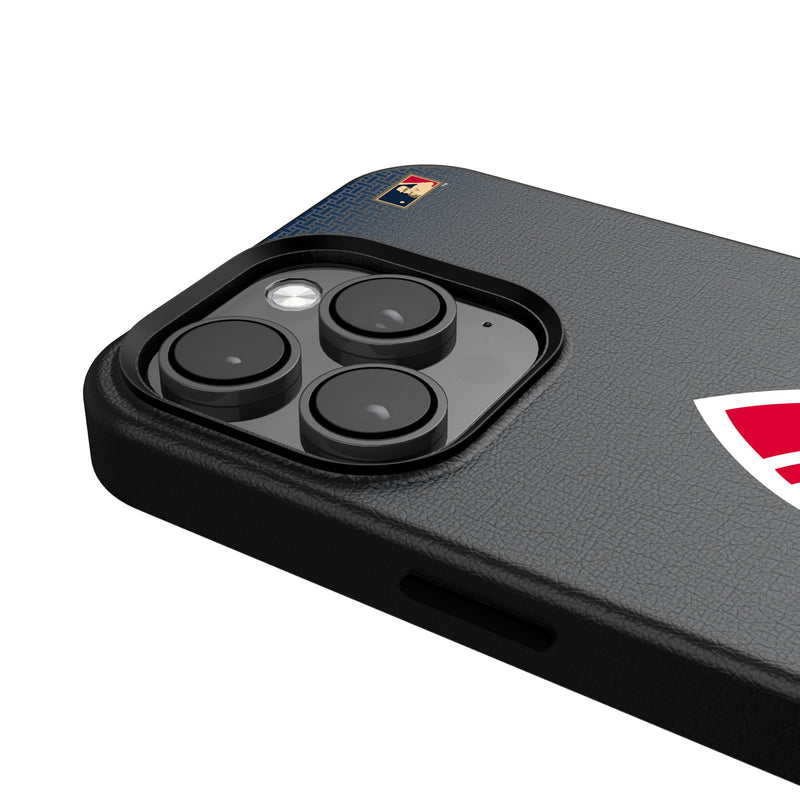 Atlanta Braves 1972-1975 - Cooperstown Collection Linen iPhone MagSafe Compatible Phone Case for Apple iPhone Detail.Jpg