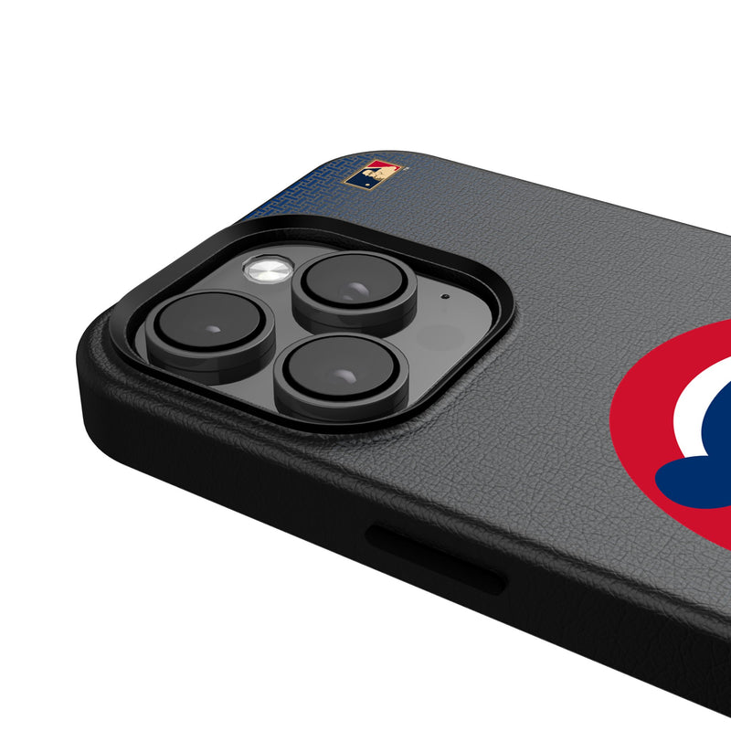 Chicago Cubs Home 1979-1993 - Cooperstown Collection Linen iPhone MagSafe Compatible Phone Case for Apple iPhone Detail.Jpg