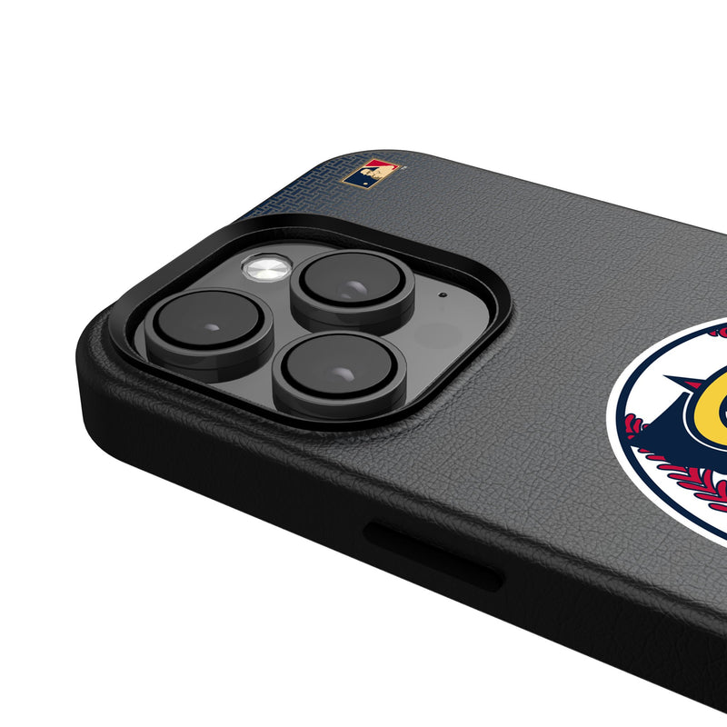 LA Angels 1986-1992 - Cooperstown Collection Linen iPhone MagSafe Compatible Phone Case for Apple iPhone Detail.Jpg