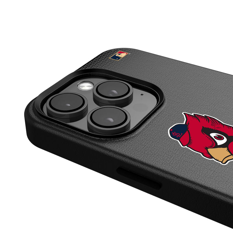 St Louis Cardinals 1950s - Cooperstown Collection Linen iPhone MagSafe Compatible Phone Case for Apple iPhone Detail.Jpg