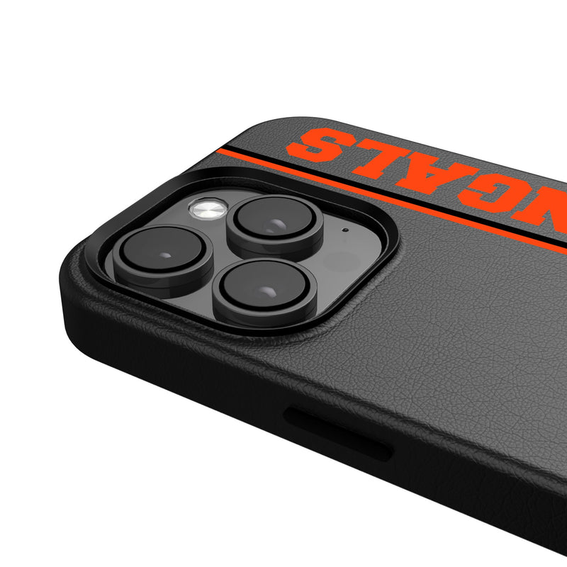 Cincinnati Bengals Historic Collection Sidebar iPhone MagSafe Compatible Phone Case for Apple iPhone Detail.Jpg