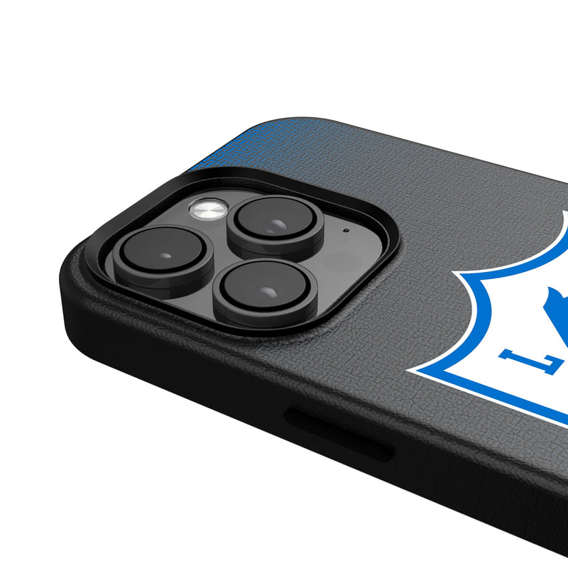 Los Angeles Chargers Historic Collection Linen iPhone MagSafe Compatible Phone Case for Apple iPhone Detail.Jpg