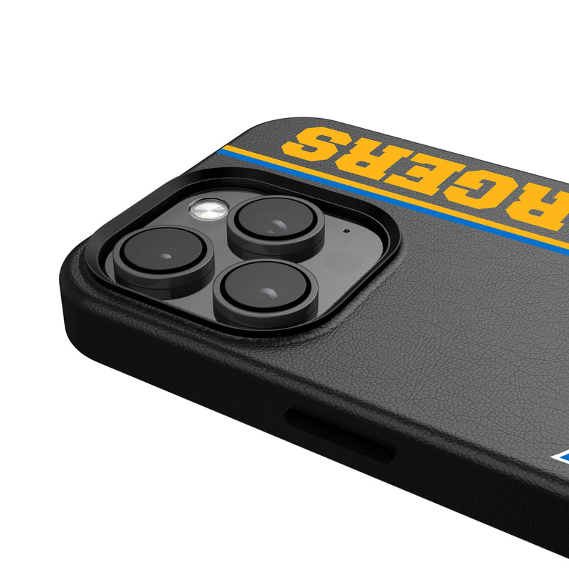 Los Angeles Chargers Historic Collection Sidebar iPhone MagSafe Compatible Phone Case for Apple iPhone Detail.Jpg