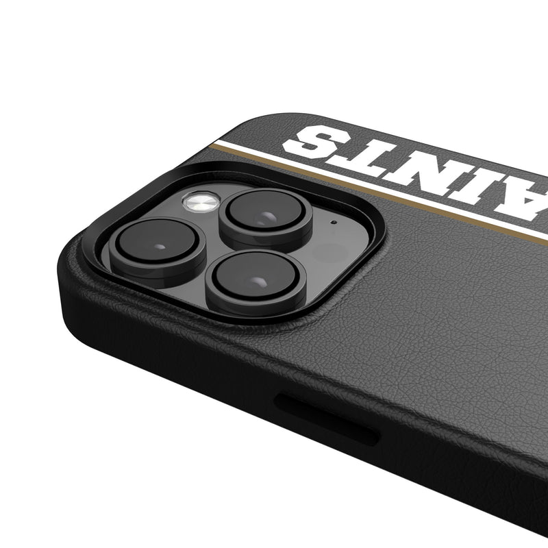 New Orleans Saints Historic Collection Sidebar iPhone MagSafe Compatible Phone Case for Apple iPhone Detail.Jpg