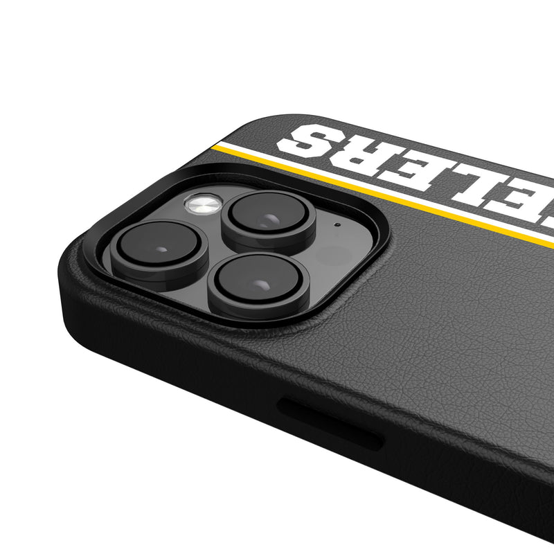 Pittsburgh Steelers 1961 Historic Collection Sidebar iPhone MagSafe Compatible Phone Case for Apple iPhone Detail.Jpg