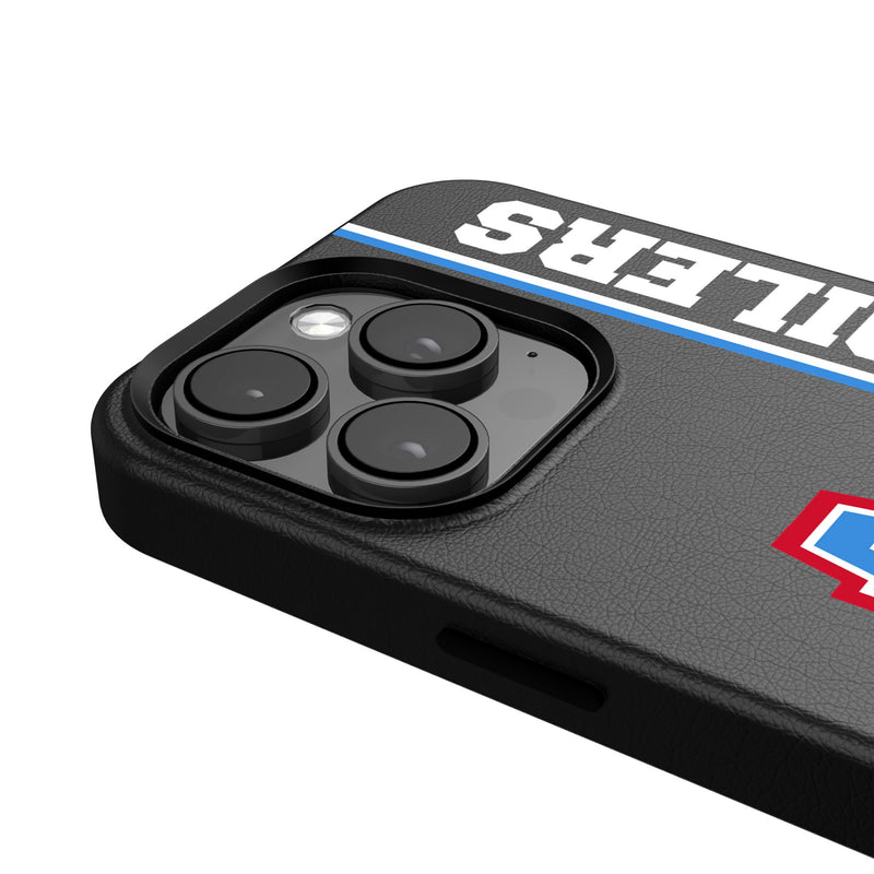 Houston Oilers Historic Collection Sidebar iPhone MagSafe Compatible Phone Case for Apple iPhone Detail.Jpg