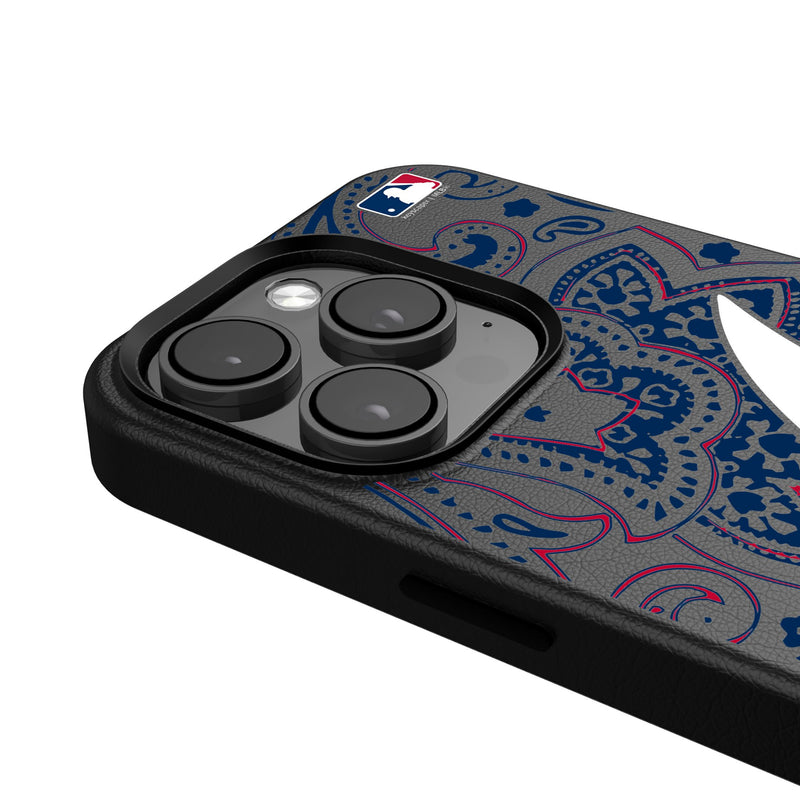 Atlanta Braves Paisley iPhone MagSafe Compatible Phone Case for Apple iPhone Detail.Jpg