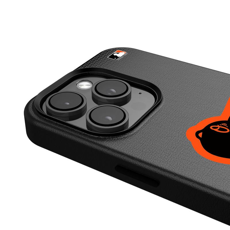 Baltimore Orioles Linen iPhone MagSafe Compatible Phone Case for Apple iPhone Detail.Jpg