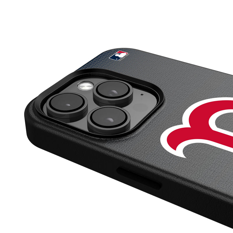 Boston Red Sox Linen iPhone MagSafe Compatible Phone Case for Apple iPhone Detail.Jpg