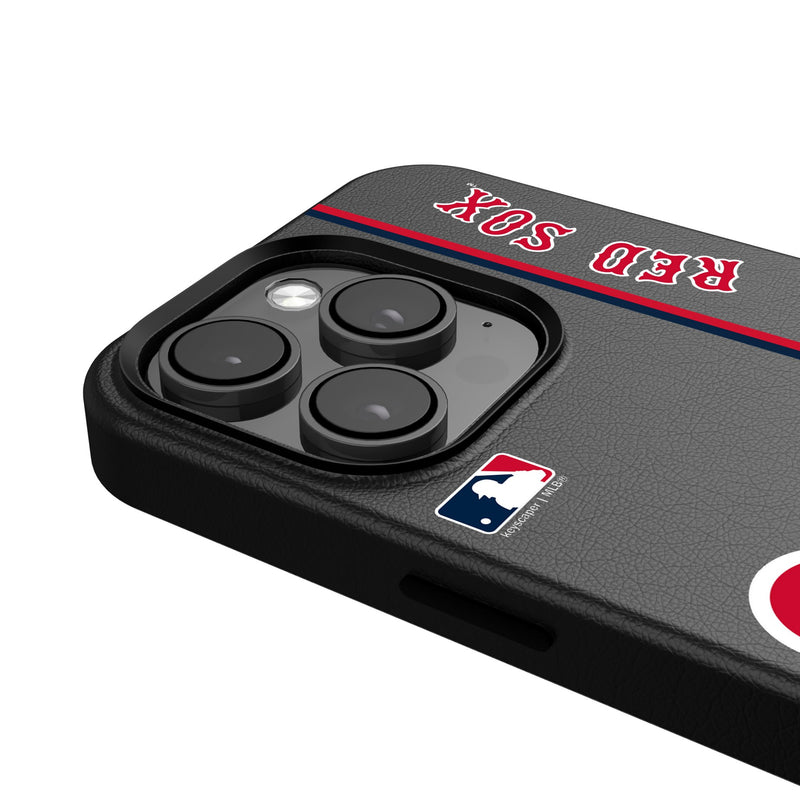 Boston Red Sox Sidebar iPhone MagSafe Compatible Phone Case for Apple iPhone Detail.Jpg