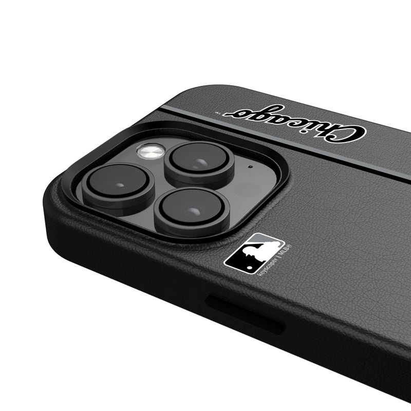 Chicago White Sox Sidebar iPhone MagSafe Compatible Phone Case for Apple iPhone Detail.Jpg