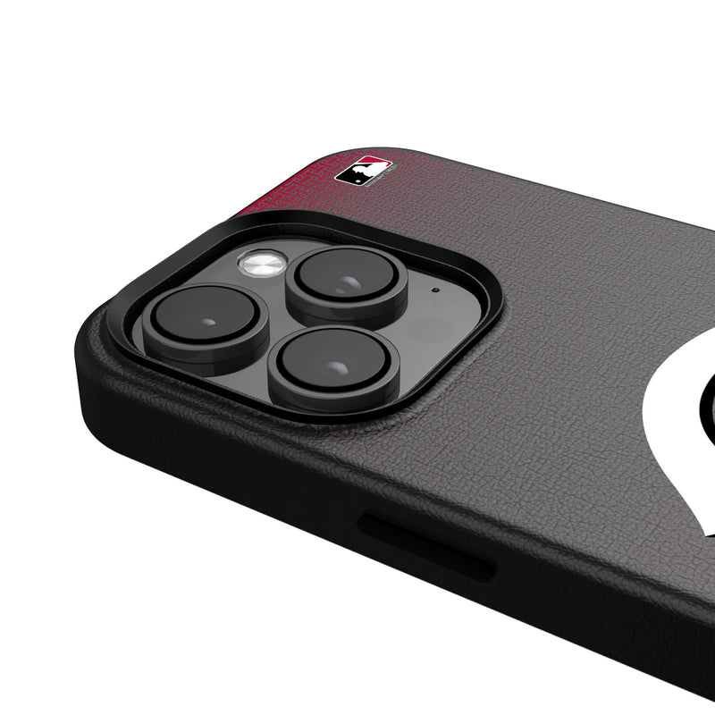 Cincinnati Reds Linen iPhone MagSafe Compatible Phone Case for Apple iPhone Detail.Jpg