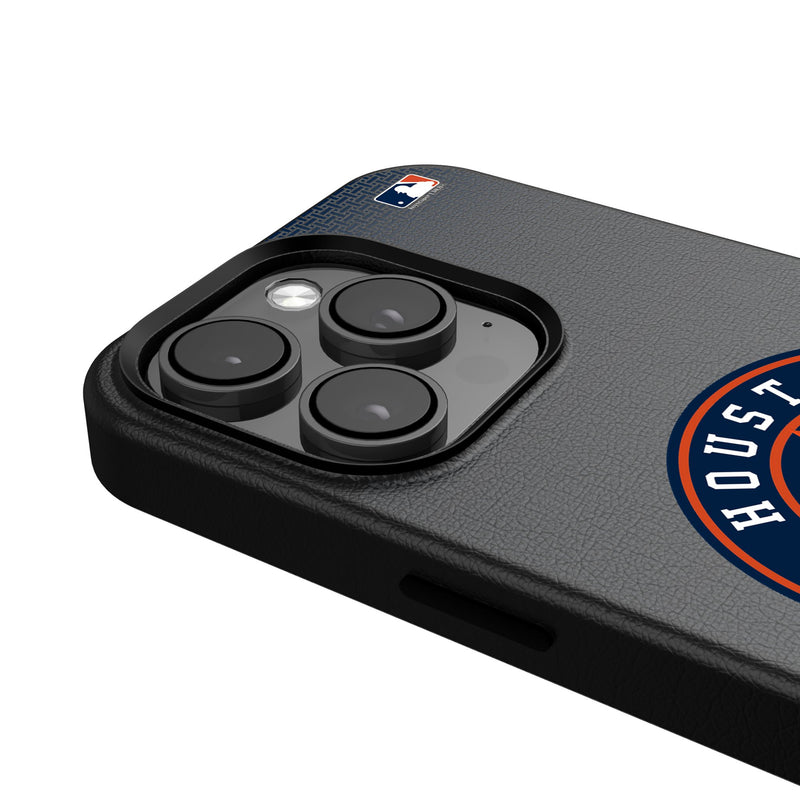 Houston Astros Linen iPhone MagSafe Compatible Phone Case for Apple iPhone Detail.Jpg
