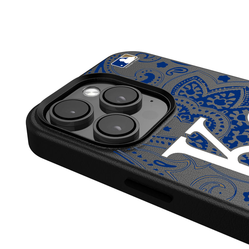 Kansas City Royals Paisley iPhone MagSafe Compatible Phone Case for Apple iPhone Detail.Jpg