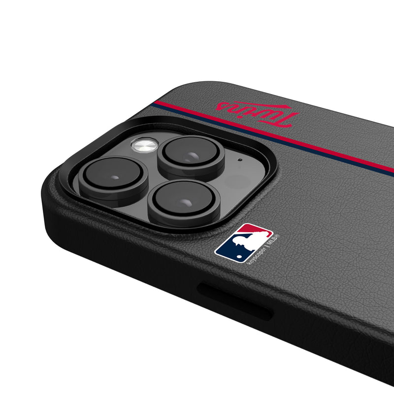 Minnesota Twins Sidebar iPhone MagSafe Compatible Phone Case Detail.Jpg