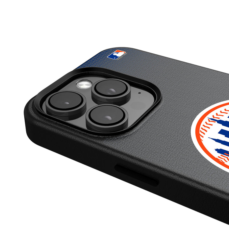 New York Mets Linen iPhone MagSafe Compatible Phone Case for Apple iPhone Detail.Jpg