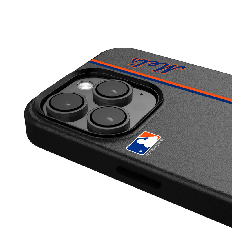 New York Mets Sidebar iPhone MagSafe Compatible Phone Case for Apple iPhone Detail.Jpg