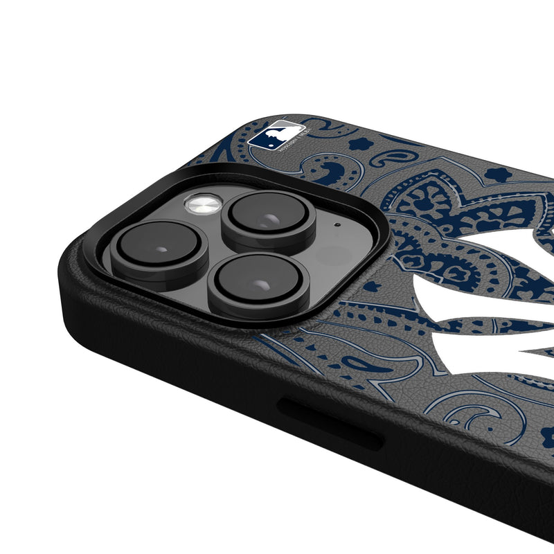New York Yankees Paisley iPhone MagSafe Compatible Phone Case for Apple iPhone Detail.Jpg