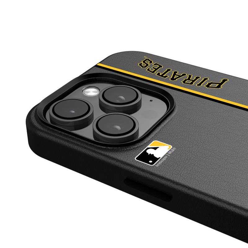 Pittsburgh Pirates Sidebar iPhone MagSafe Compatible Phone Case for Apple iPhone Detail.Jpg