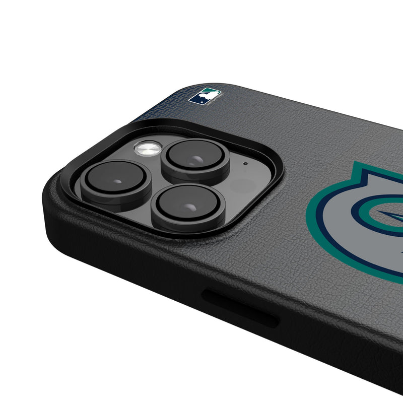 Seattle Mariners Linen iPhone MagSafe Compatible Phone Case for Apple iPhone Detail.Jpg